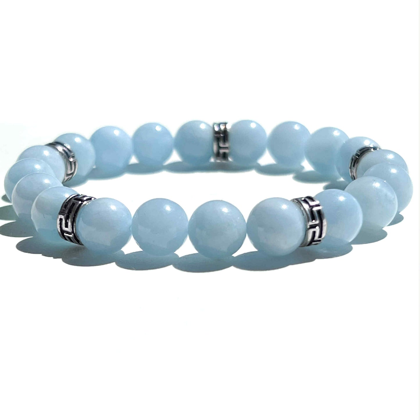 Bracelet Aigue-Marine 8mm