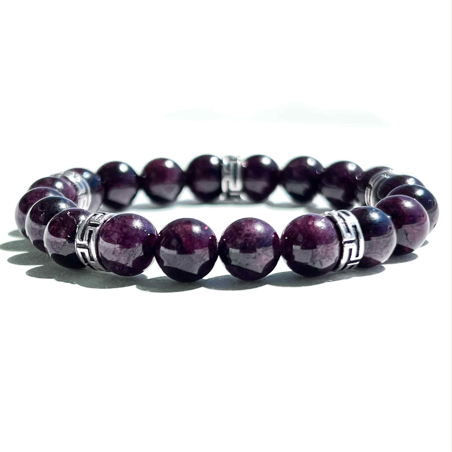 Bracelet Grenat rouge 8mm